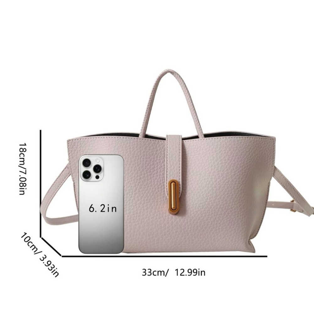 Elegant Baby Pink Handbag - Picture 6 of 9